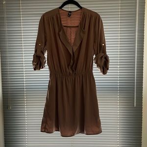 Beige / Brown Windsor Dress